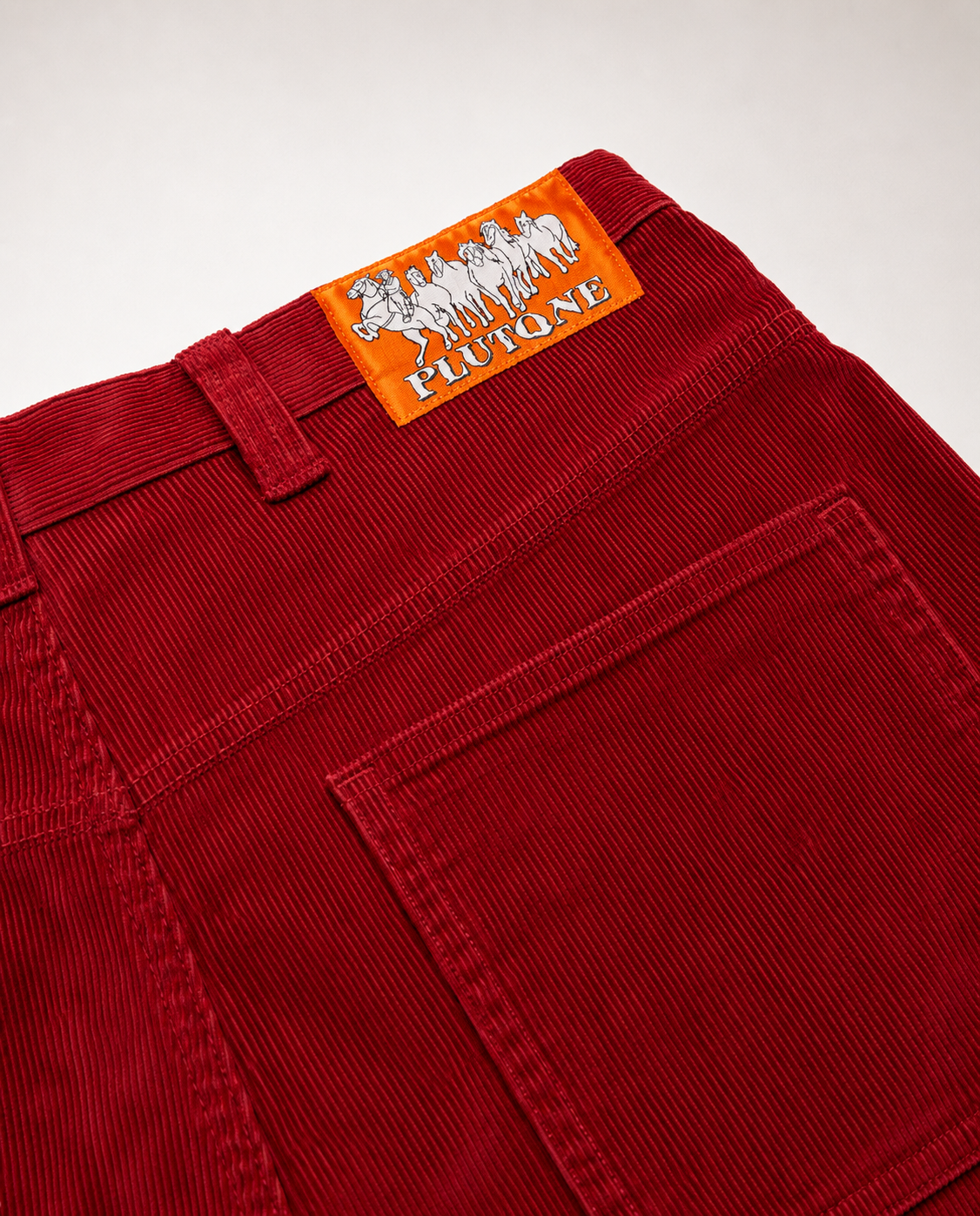Pantalone in Velluto a Coste - Rosso