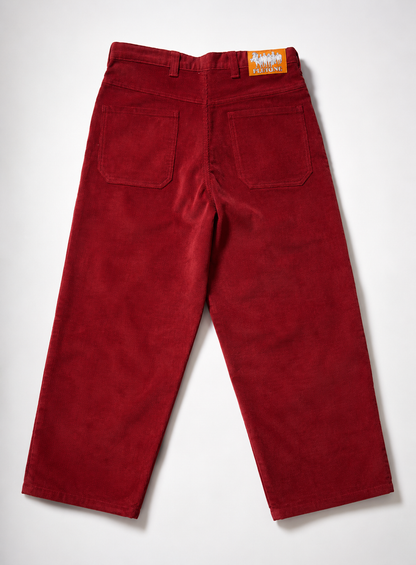 Pantalone in Velluto a Coste - Rosso