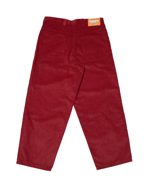 Pantalone in Velluto a Coste - Rosso